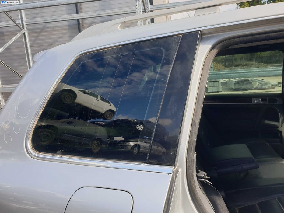 Geam Sticla Fix de pe Aripa Dreapta Spate Volkswagen Touareg 7L 2002 - 2010 [K8282]