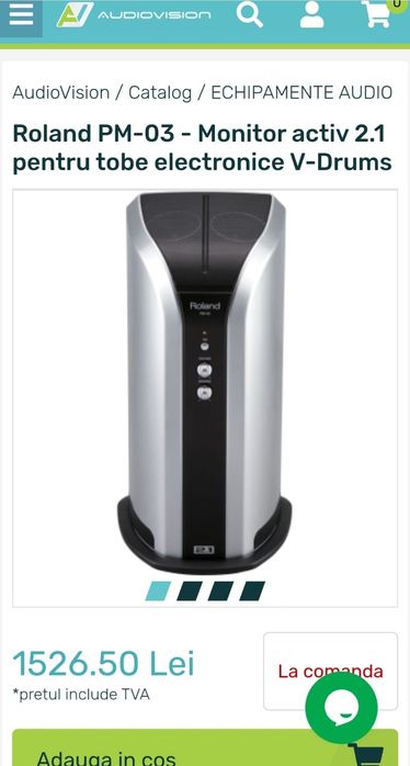 Roland PM-03. Monitor activ 2in1.