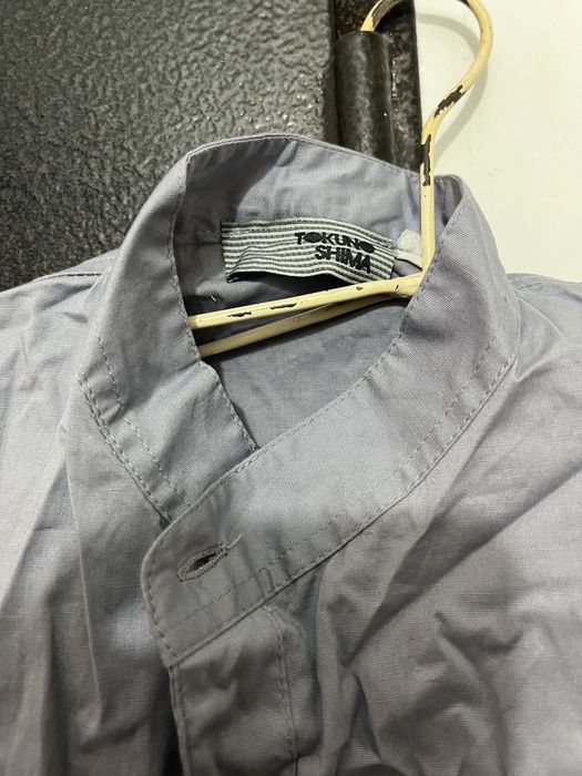 Camasa asimetrica slim Tokuno Shima Italy Slim Fit Tunica