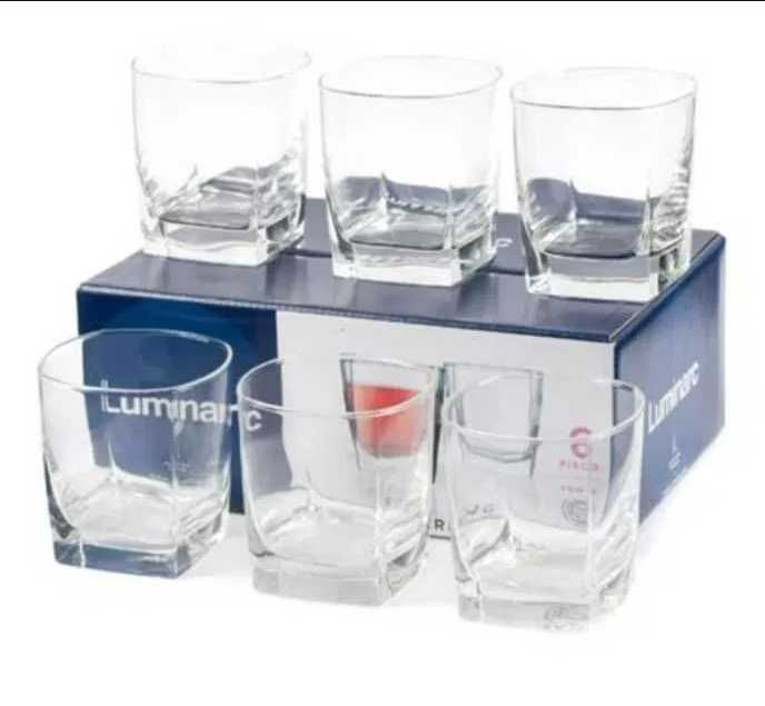 Set 6 pahare Luminarc Sterling, 300 ml whisky/apa