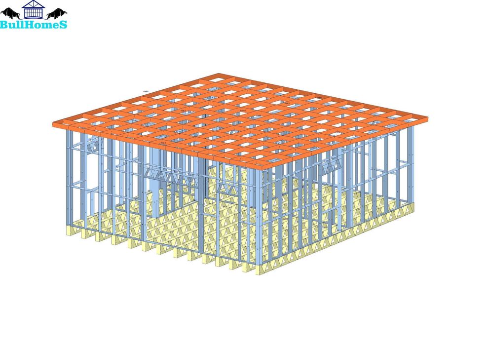 Къща,Бунгала,Сглобяеми къщи,Преместваеми,Модулни,Жилищни-54.6м²