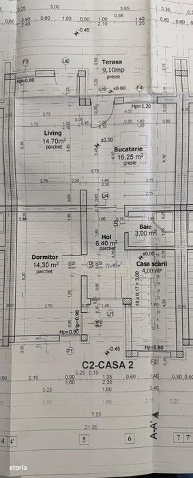 Casă de vanzare în Triplex 123 mp Utili+POD  Comision 0%