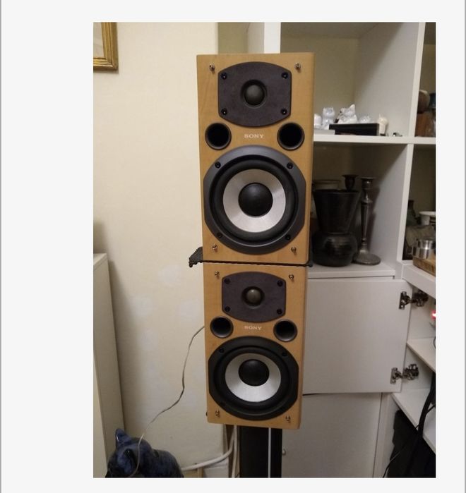 Полочная акустика Sony, с фантастическим звуком.