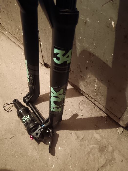 Furca/shock Fox 34 Float SC Performance 120 Grip Remote Push-Unlock QR15x110