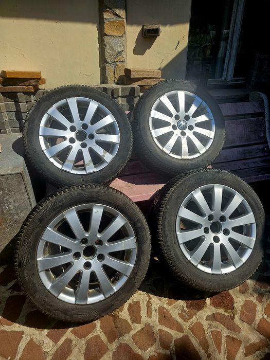 Зимни гуми с алуминиеви джанти  !!!