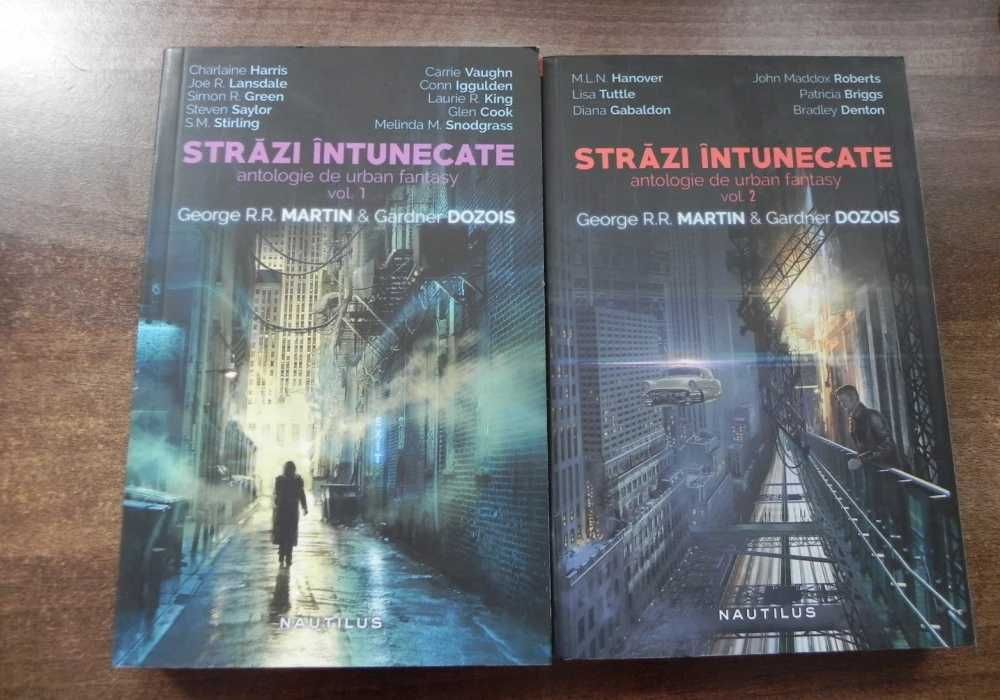 lot 24 carti  horror Dean Koontz Miezul noptii Lovecraft  Monstrul din prag Alien Strazi intunecate Antologie de urban fantasy George R R Martin
