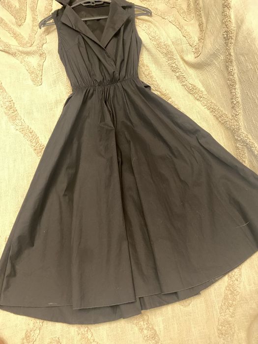 Rochie de vara, neagra, midi