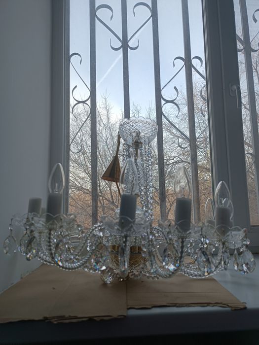 Люстра Чехия хрусталь