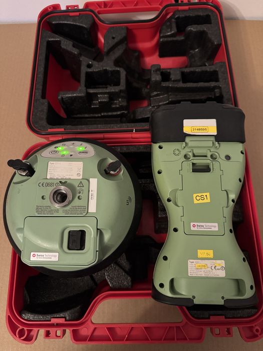Leica GPS GS14  cu  CS10