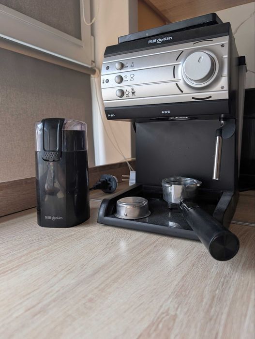 Кофеварка + кофемолка Donlim