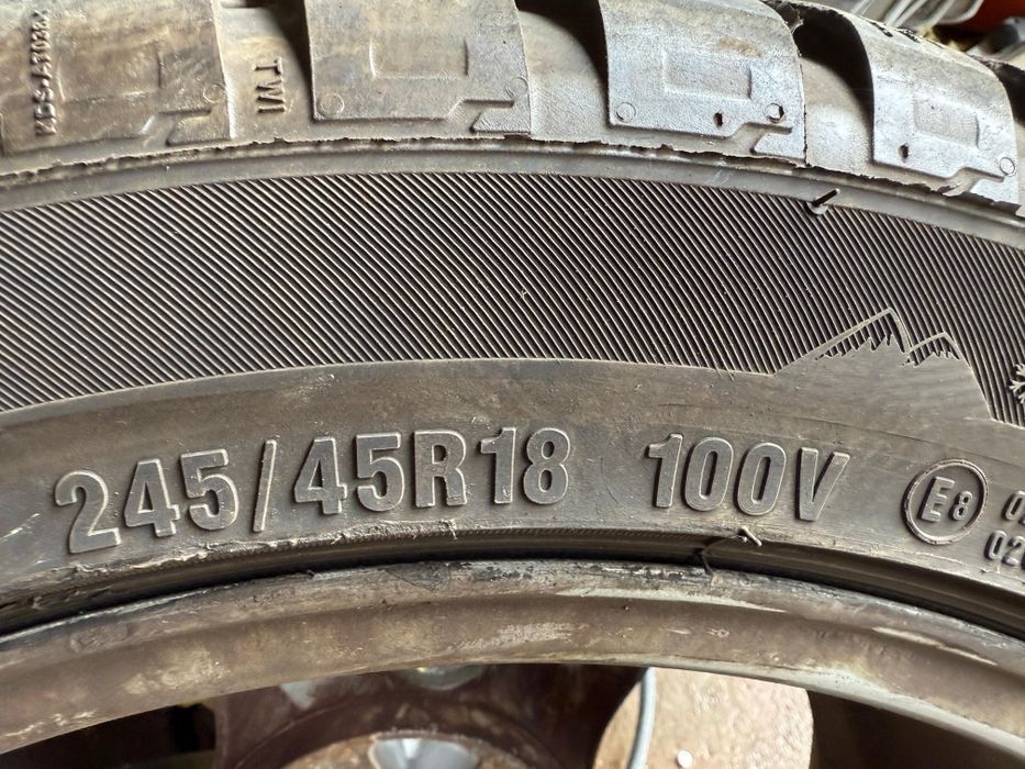 Cauciucuri de iarna pe 18 sau jante de aluminiu impecabile!