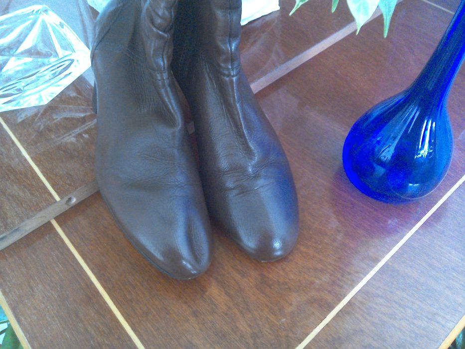 Ghete (botine) de piele, damă, mărimea 37