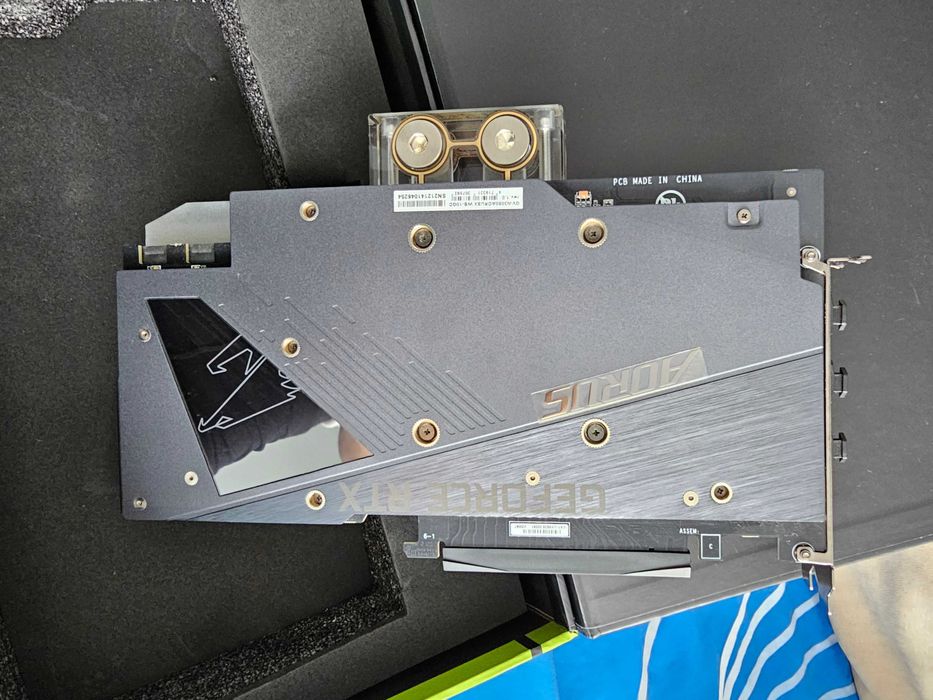 2БР RTX3080 XTREME WATERFORCE Asus EKWB Gigabyte Aorus Geforce  видеокарта videokarta VGA водно охлаждане