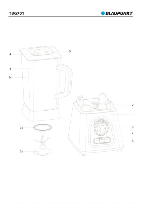 Blender multifunctional BLAUPUNKT