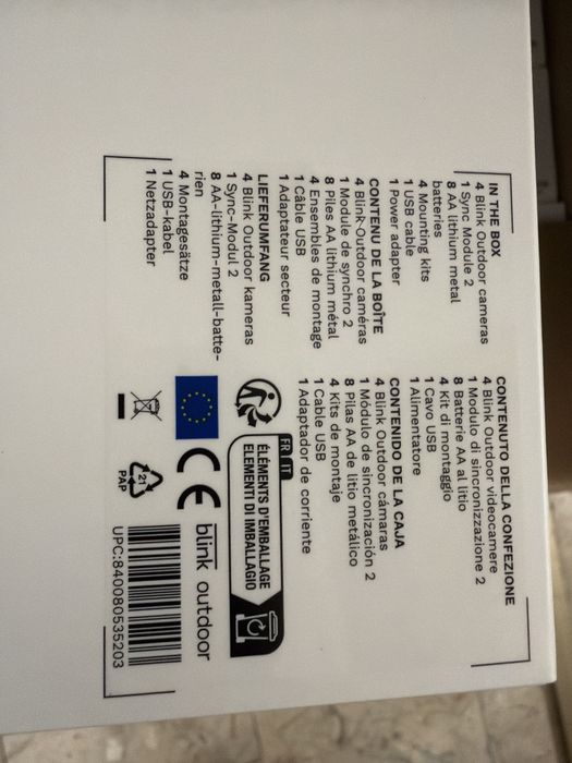 Camere de supraveghere wireless cu acumulator baterii blink outdoor 4