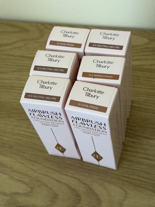 Лот оригинални фон дьо тени Charlotte Tilbury Airbrush flawless