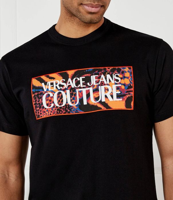 Мъжка тениска Versace Jeans Couture logo patch T-shirt