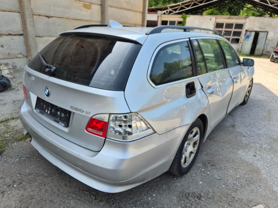 BMW E61 520D 163кс M47 ксенон ръчка НА ЧАСТИ!