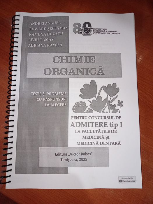 Chimie organica Admitere medicina