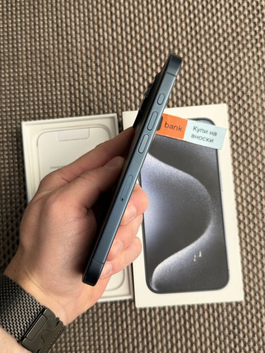iPhone 15 Pro*ЛИЗИНГ 19€/м Blue tiranium  айфон 15 про 128