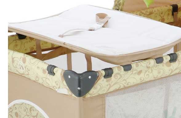 Сгъваема кошара, 2 нива -  ПОДАРЪК матрак към нея