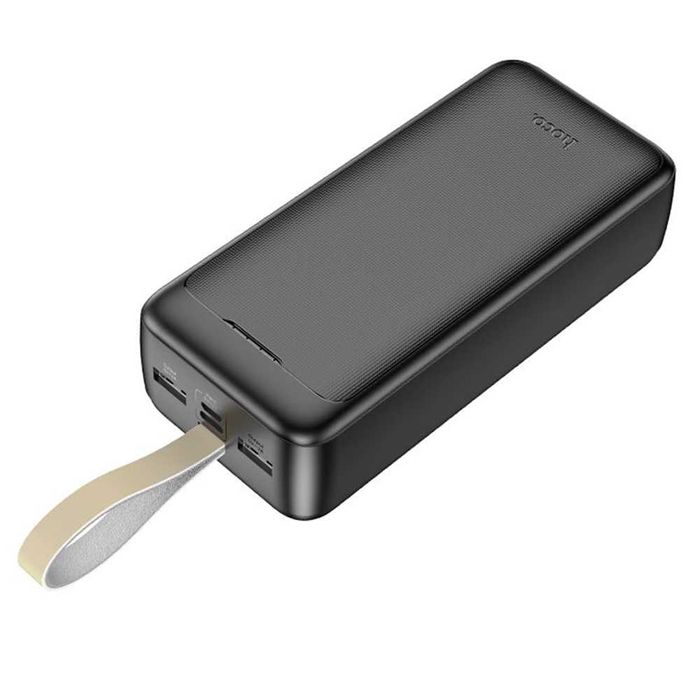 Power Bank Smart -30000mAh - Черен  , 2x USB, Type-C, Micro-USB,