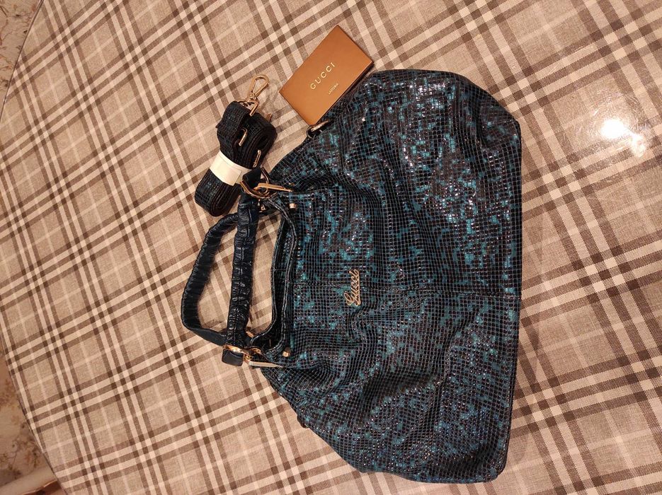 Сумка  кожаная GUCCI LA Storia