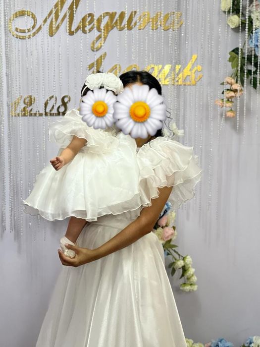 Мама доча платье