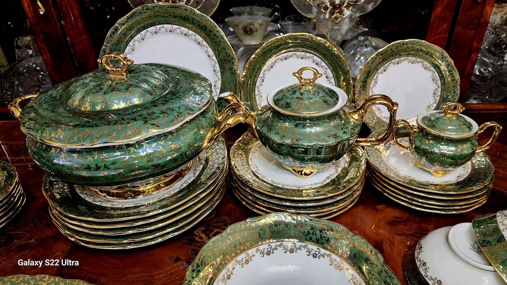 Чайно-столовый сервиз "Хамелеон". Чехия. Дёшево !