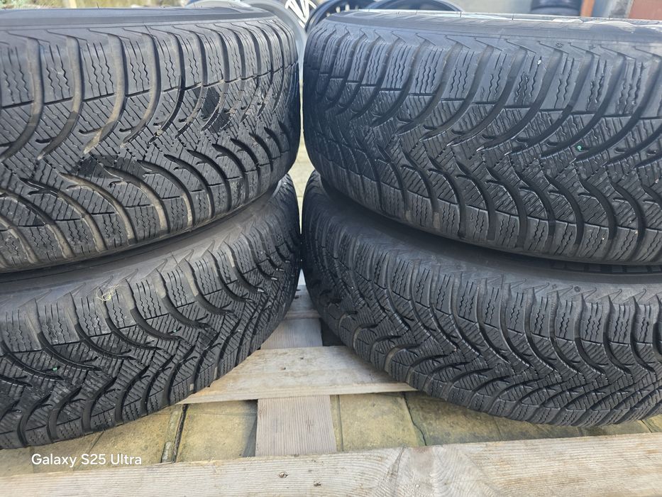 Лети джанти 16ки 5х112 Rial Mercedes + зимни гуми 205/60/16 Michelin