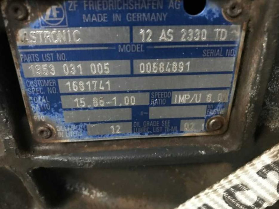 Cutie de viteze ZF 12AS2330TD camion DAF - Piese de schimb DAF