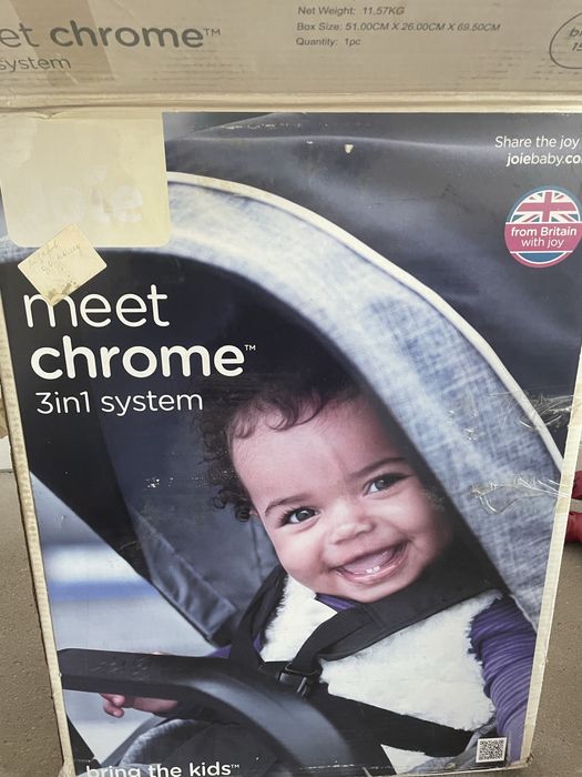 Коляска joie meet chrome 3 в 1