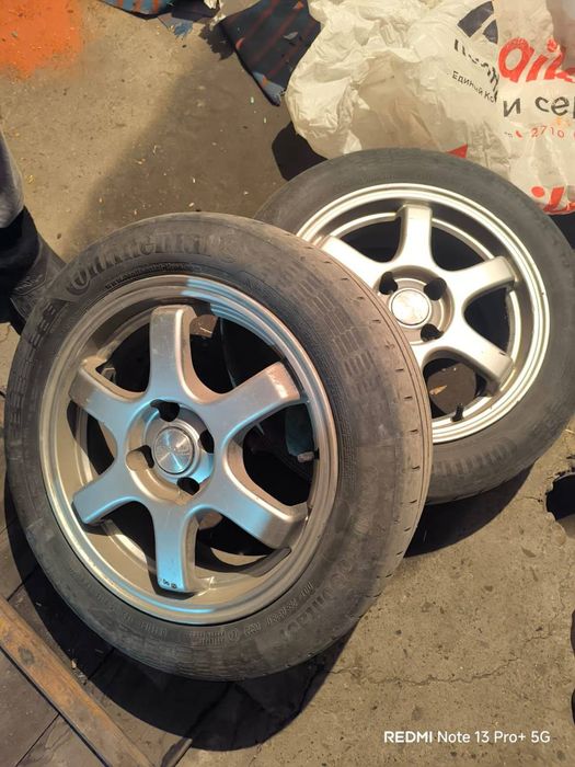 Продам диски R15  с летней резиной