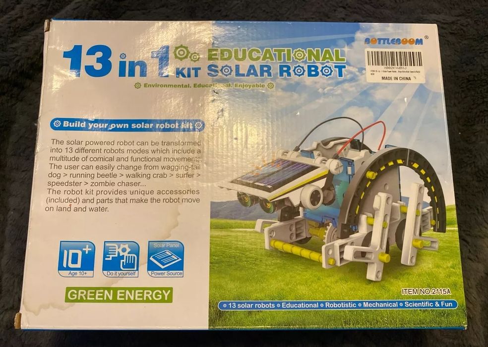 Конструктор - соларен робот 13 в 1