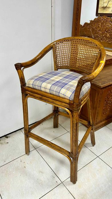 Бар стол ратан/бамбук Холандия