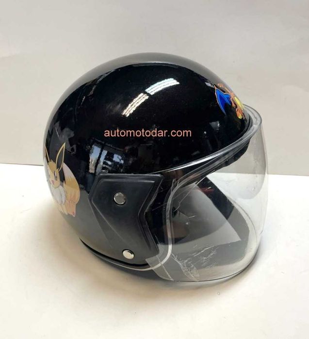 Детска отворена каска мотор скутер мотопед