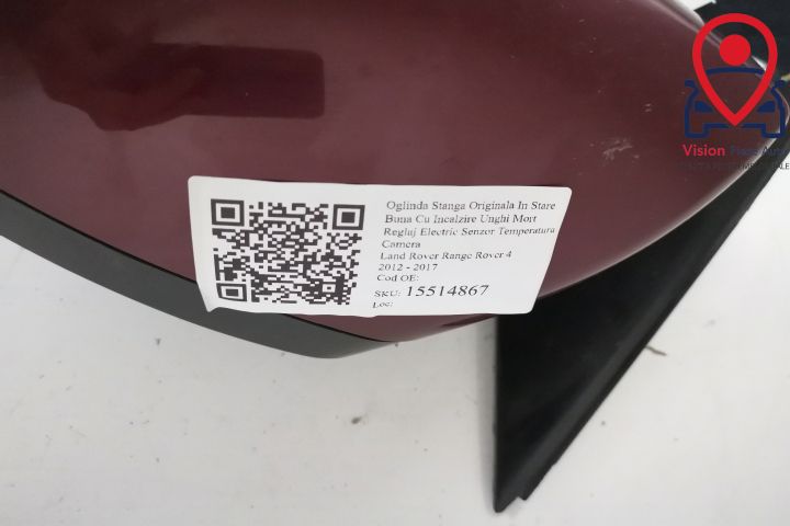 Ляво огледало Оригинално В добро състояние С подгряване Ъглов сляп уча