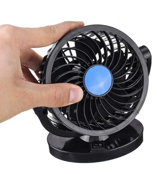 Вентилатор MINI преносим за въздушно охлаждане на кола 12V