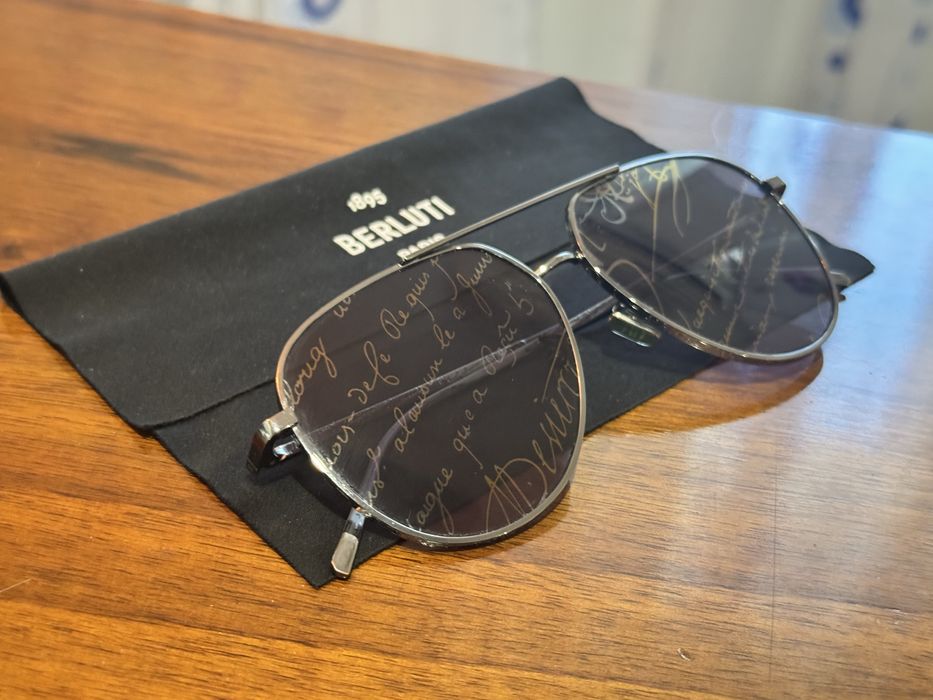 Ochelari Soare : Berluti BL40010U Glint Metal Sunglasses