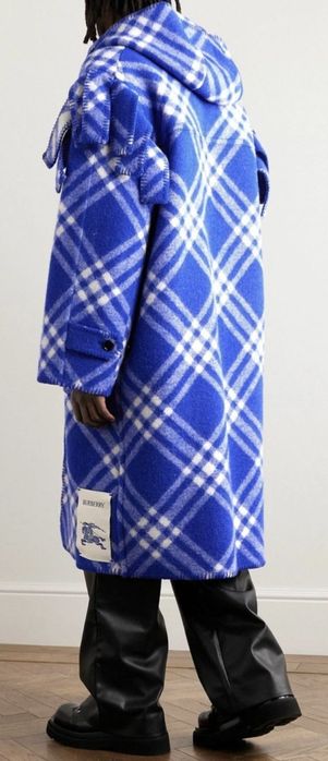 BURBERRY -Palton din lână tip blanket