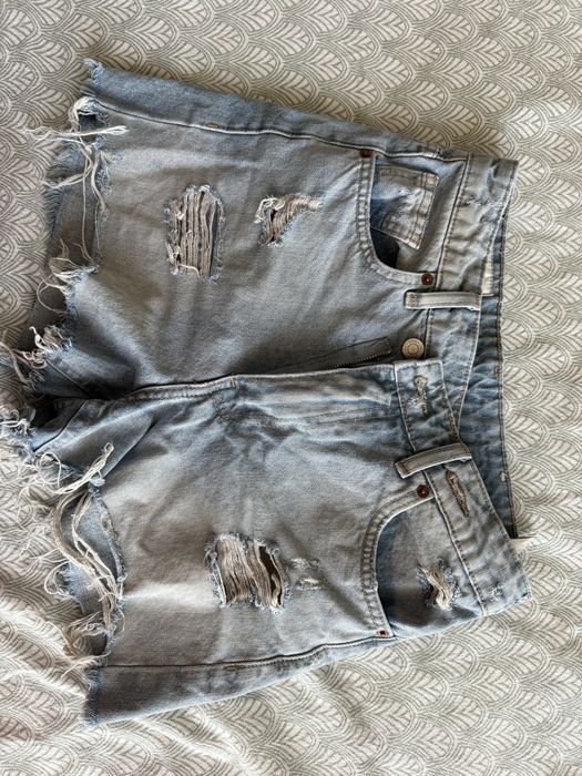 Къси дънкови панталонки ZARA