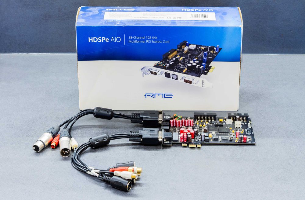 RME HDSPe AIO - професионална звукова карта / звуков контролер