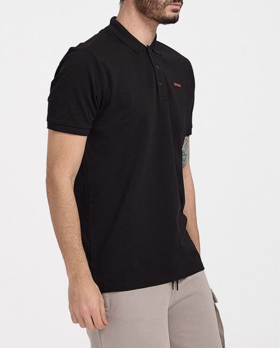 Тениска с яка HUGO