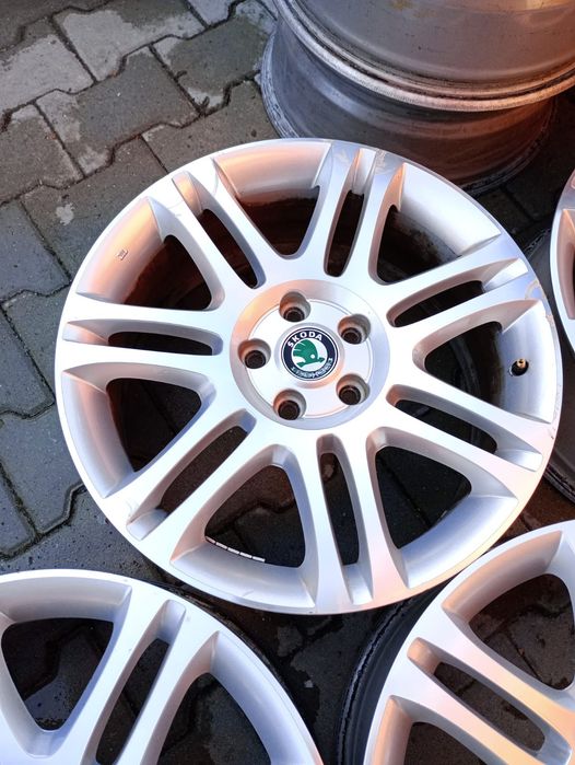 4 jante 5x112 R18 originale Skoda Octavia 2 3 4 superb karoq,kodiaq
