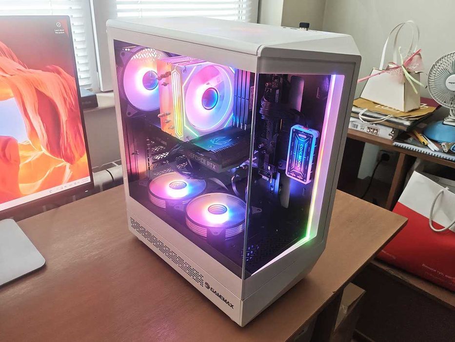 Геймърски компютър, Rtx 3060Ti, Ryzen 5500, 32gb Ram, 960Gb SSD