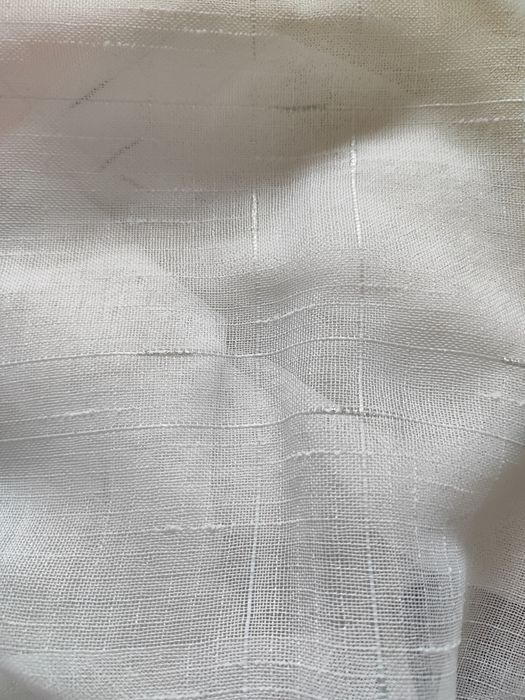 Тюль белоснежная сетка