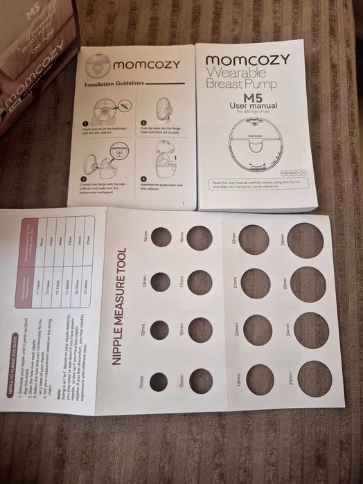 Продавам безжична помпа за кърма Momcozy M5.