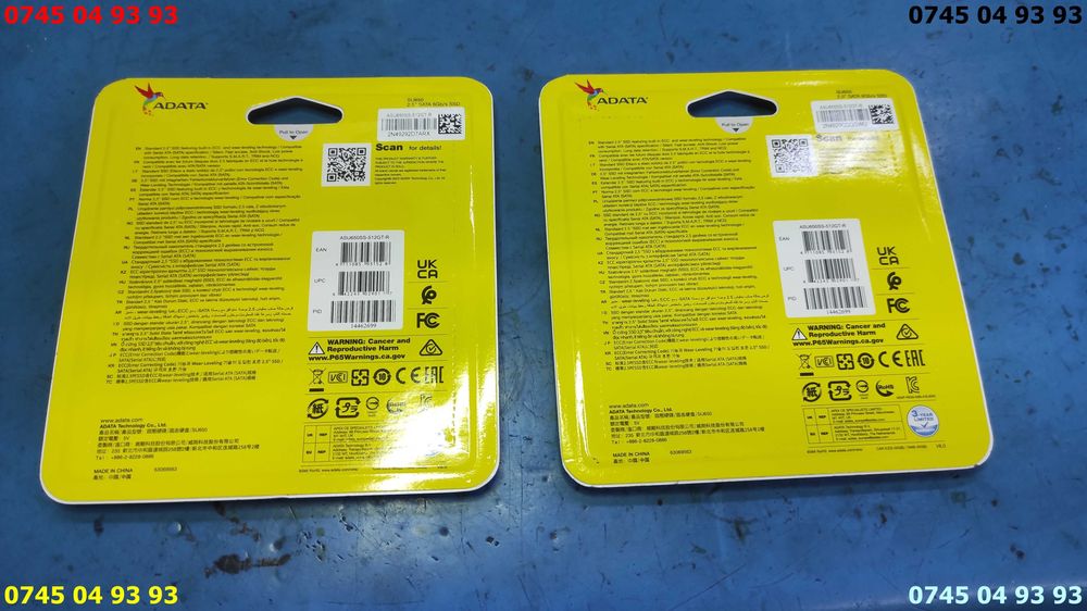 SSD ADATA 512Gb SU650 noi in tipla pret pe bucata