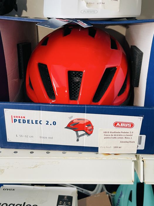 Cască de Bicicletă cu Lumini pentru Trafic Urban - ABUS Stadthelm