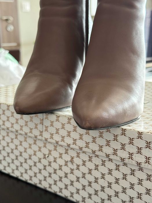 Кожени боти на ток Tergan